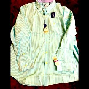 Izod Performx 2XL Blue radiance  dress shirt